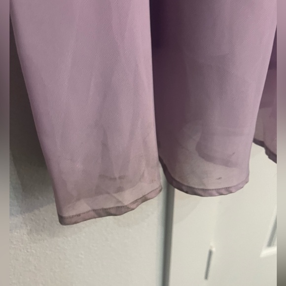 Purple One Shoulder Shein Formal Dress - Picture 5 of 7